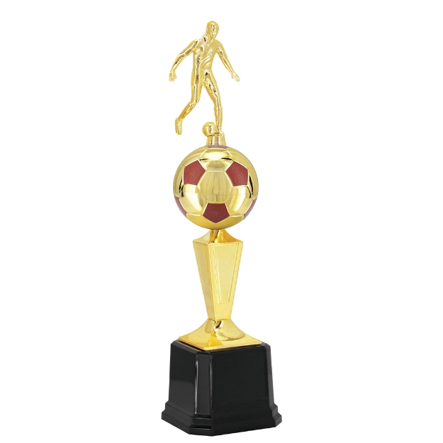 Imagem de TROFÉU MÉDIO PARA FUTEBOL EM POLÍMERO METALIZADO - 51 CM - 402402-VM