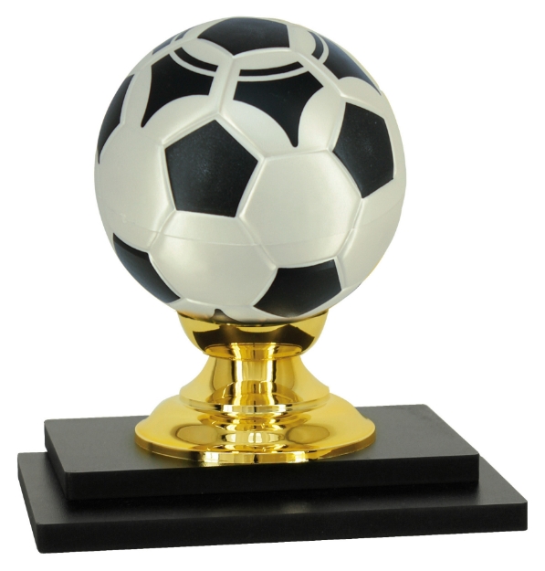 Imagem de TROFÉU PARA PREMIAÇÃO DE FUTEBOL COM BASE DE MDF E BOLA - PLM–812-BPPT 