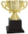 Imagem de TROFÉU TAÇA ABERTA PEQUENO EM POLÍMERO METALIZADO - 21 CM - 504055-DO