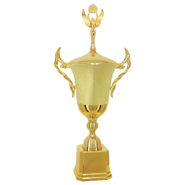 Imagem de TAÇA DE TAMANHO GRANDE EM POLÍMERO METALIZADO - 107 cm - 700840-DOT