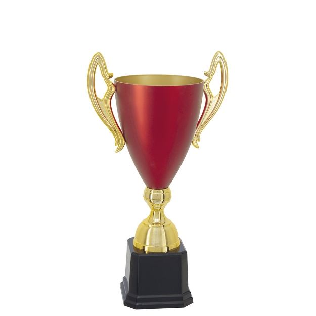 Imagem de TAÇA ABERTA DE TAMANHO MÉDIO EM POLÍMERO METALIZADO - 52 CM - 700836-VMFA