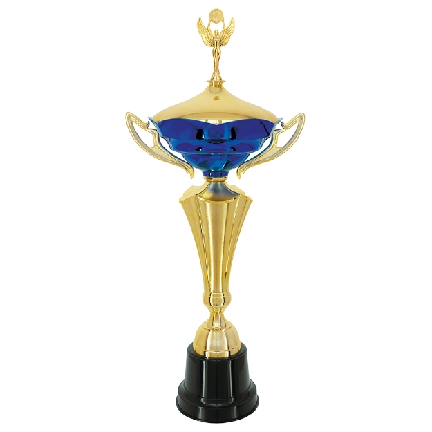 Imagem de TROFÉU MÉDIO TAÇA EM POLÍMERO METALIZADO - 96 CM - 301181-AZE