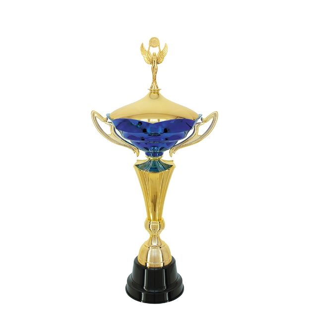 Imagem de TROFÉU MÉDIO TAÇA EM POLÍMERO METALIZADO - 87 CM - 301182-AZE