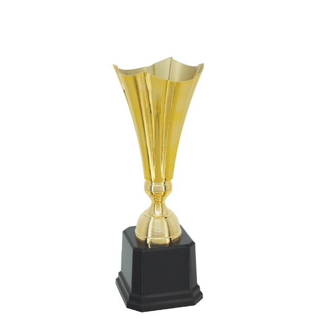 Imagem de TROFÉU MÉDIO COPA ABERTA EM POLÍMERO METALIZADO - 39 CM - 402666-DO