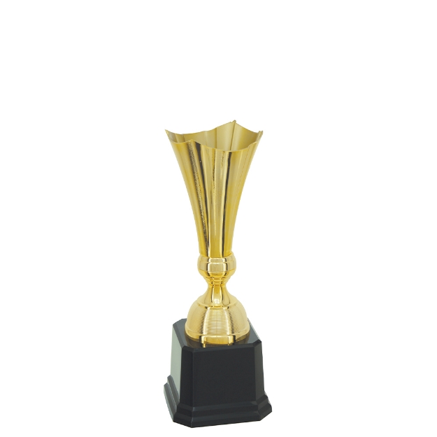 Imagem de TROFÉU MÉDIO COPA ABERTA EM POLÍMERO METALIZADO - 34 CM - 402667-DO