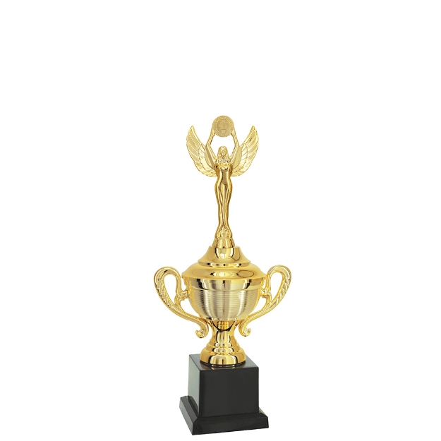 Imagem de TROFÉU TAÇA PEQUENO EM POLÍMERO METALIZADO - 31 CM - 504053-DO
