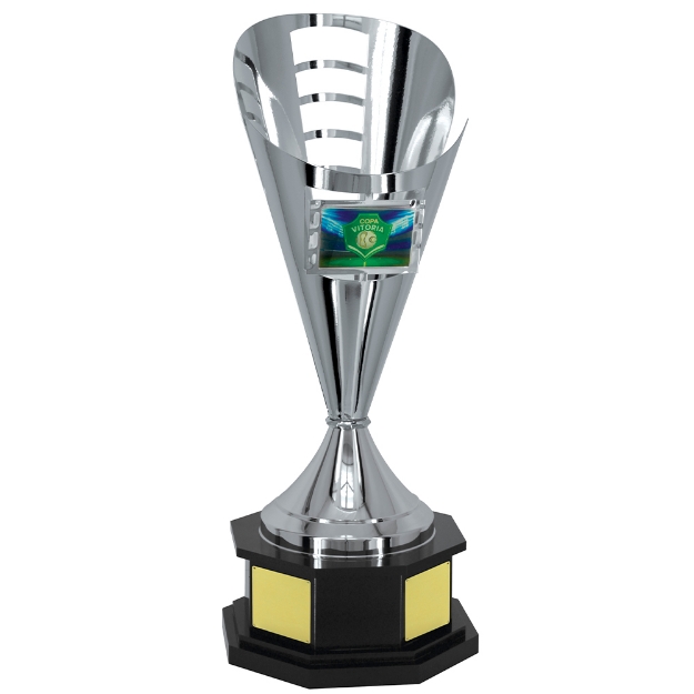 Imagem de TROFÉU GRANDE TRANSITÓRIO COM TAÇA EM METAL - 81 CM - 200840-PR