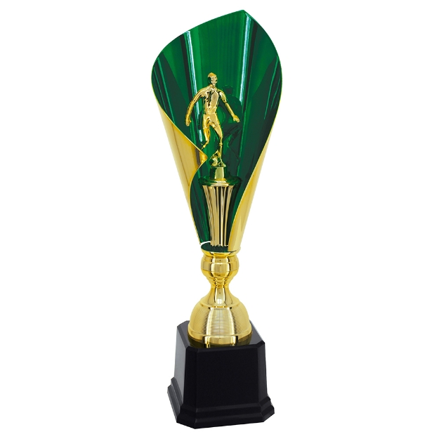 Imagem de TROFÉU MÉDIO COM COMPONENTE EM METAL EM CORES - 55 CM - 301212