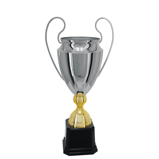 Imagem de TROFÉU GRANDE COM TAÇA EM METAL CHAMPIONS - 66 CM - 700892-PD
