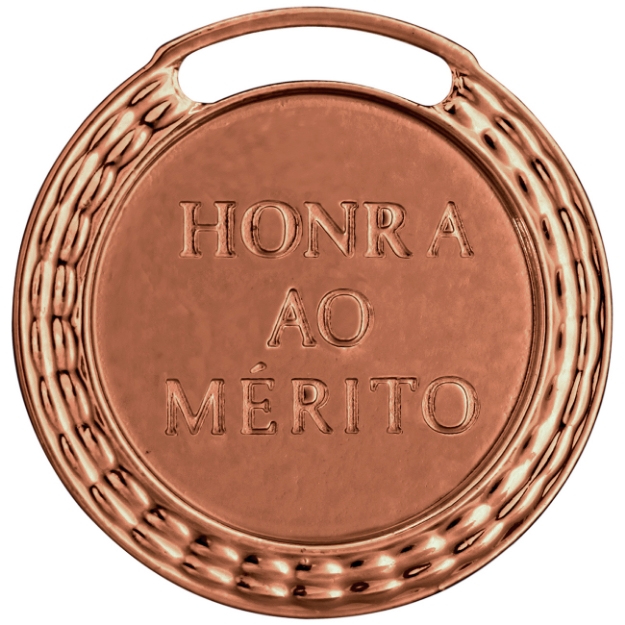 Imagem de MEDALHA PEQUENA METALIZADA NA COR BRONZE - 35001-AZ-BN