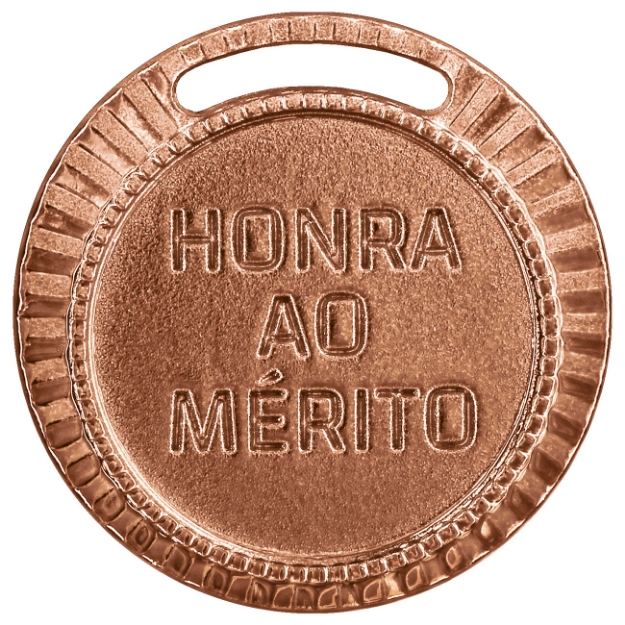 Imagem de MEDALHA PEQUENA METALIZADA NA COR BRONZE - 35004-AZ-BN