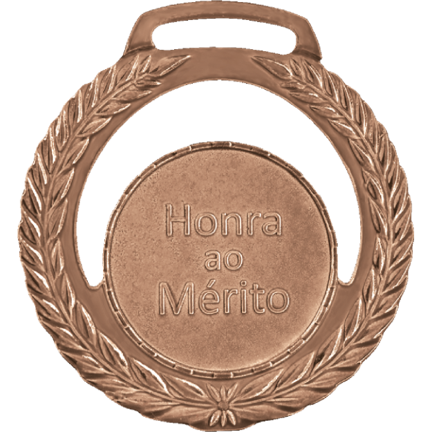 Imagem de MEDALHA PEQUENA METALIZADA NA COR BRONZE - 41000-AZ-BN