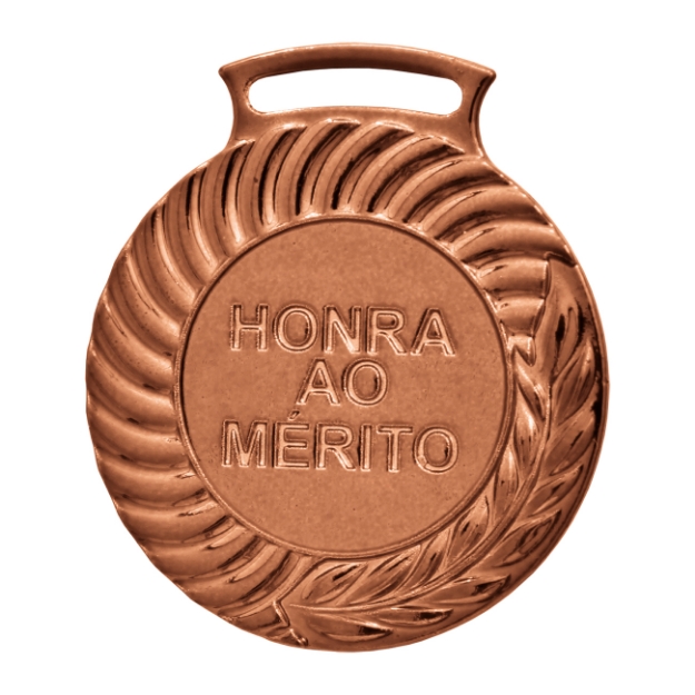 Imagem de MEDALHA PEQUENA METALIZADA NA COR BRONZE - 46000-AZ-BN