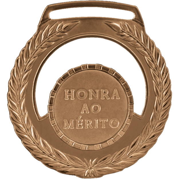 Imagem de MEDALHA DE HONRA AO MÉRITO METALIZADA NA COR BRONZE - 51000-AZ-BN
