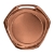 Imagem de MEDALHA GRANDE HEXAGONAL METALIZADA NA COR BRONZE - 75003-AZ-BN