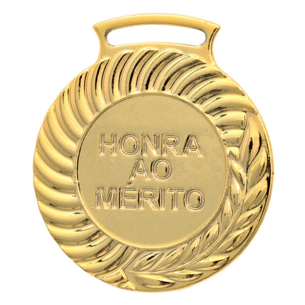 Imagem de MEDALHA PEQUENA METALIZADA NA COR DOURADA - 46000-AZ-D