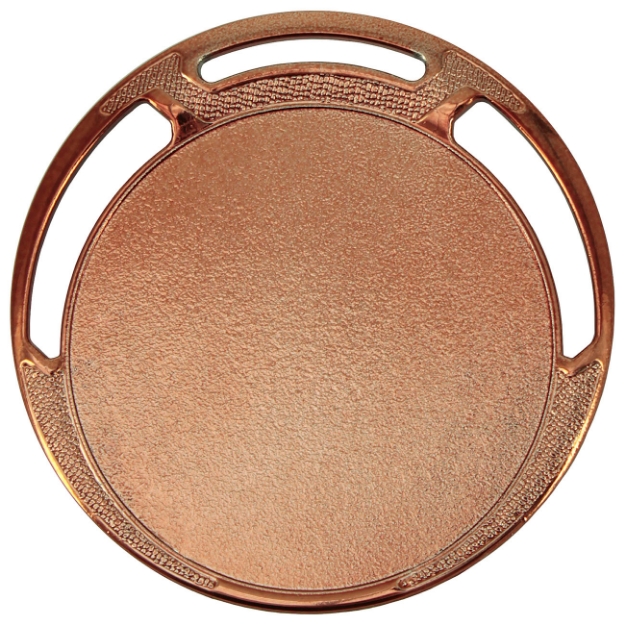 Imagem de MEDALHA GRANDE PERSONALIZÁVEL METALIZADA NA COR BRONZE - 75005-AZ-BN