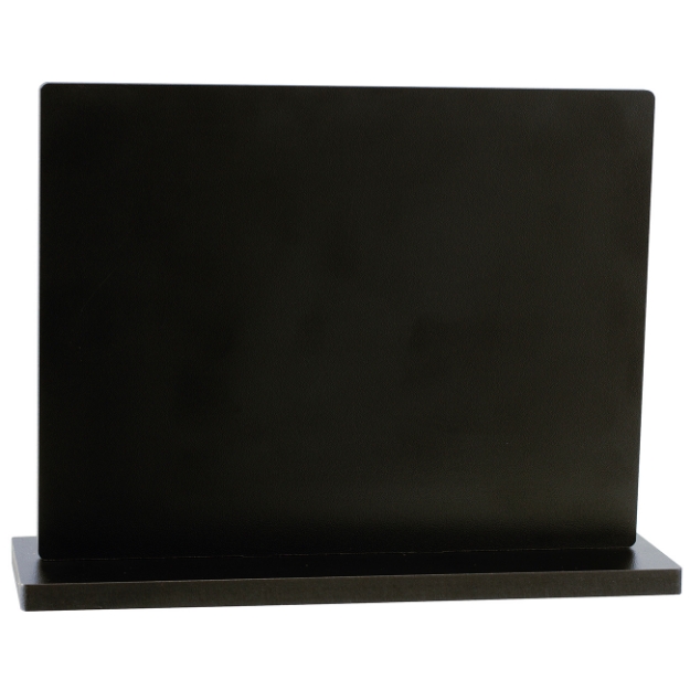 Imagem de PORTA PLACA EM MDF PARA PLACA DE HOMENAGEM RETANGULAR - 23 X 16,90 CM - PLMM-2015-PT