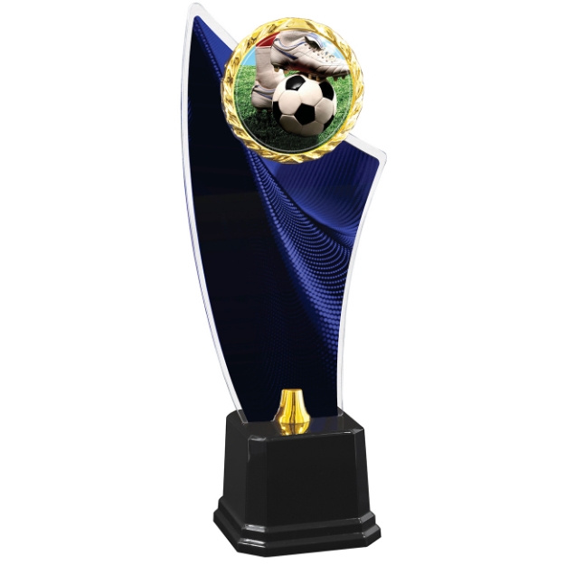 Imagem de TROFÉU COM PLACA DE ACRÍLICO E RAMO PERSONALIZÁVEL - 501725-AZ