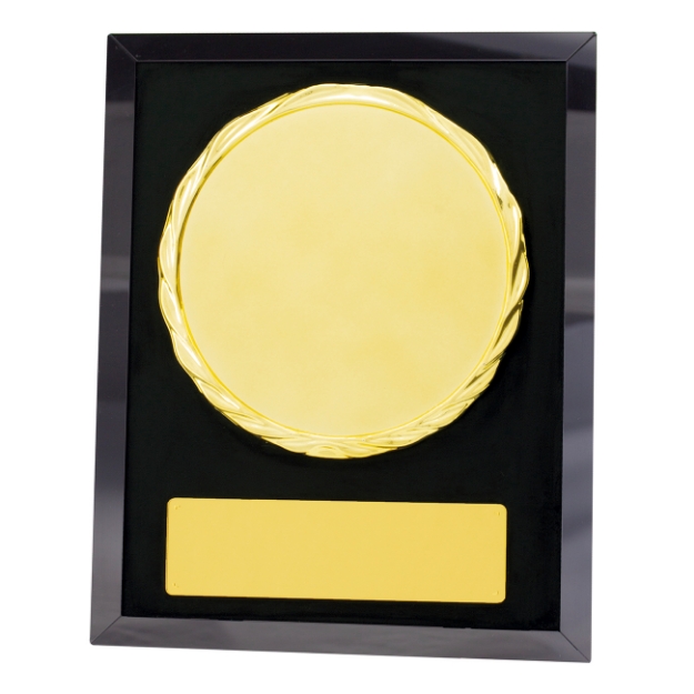 Imagem de QUADRO PARA HOMENAGEM COM RAMO PARA PERSONALIZAÇÃO - 27 CM X 22 CM - PLMM-26121-PT