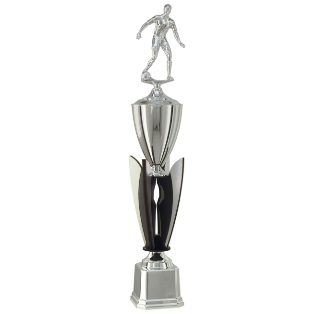 Imagem de TROFÉU EM POLÍMERO METALIZADO COM COMPONENTES EM MDF - PLM-892-PR