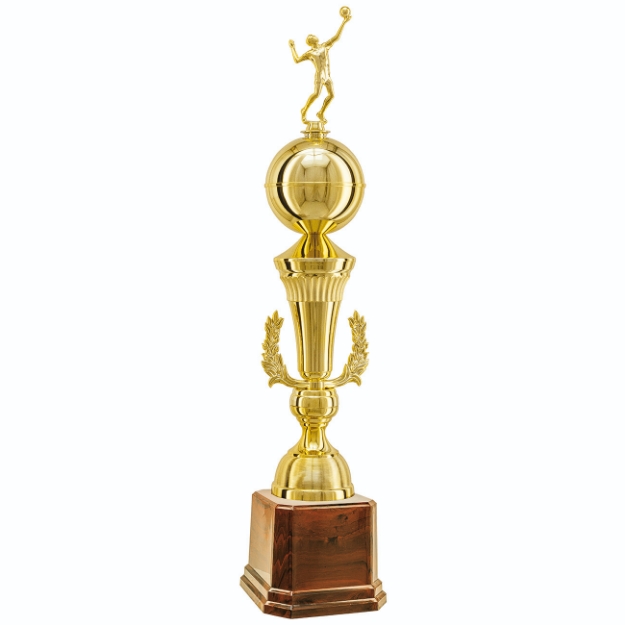 Imagem de TROFÉU MÉDIO EM POLÍMERO METALIZADO - 77 CM - 402781-DO